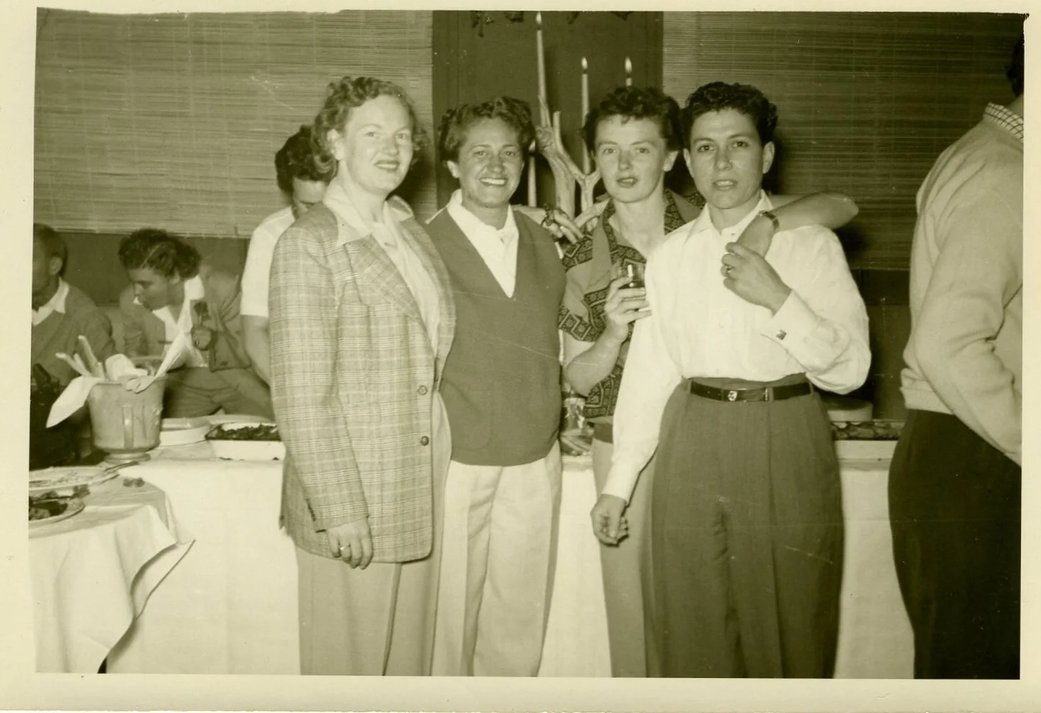Women at Mona’s Candle Light, San Francisco, c. 1950s. GLBT Historical Society.
